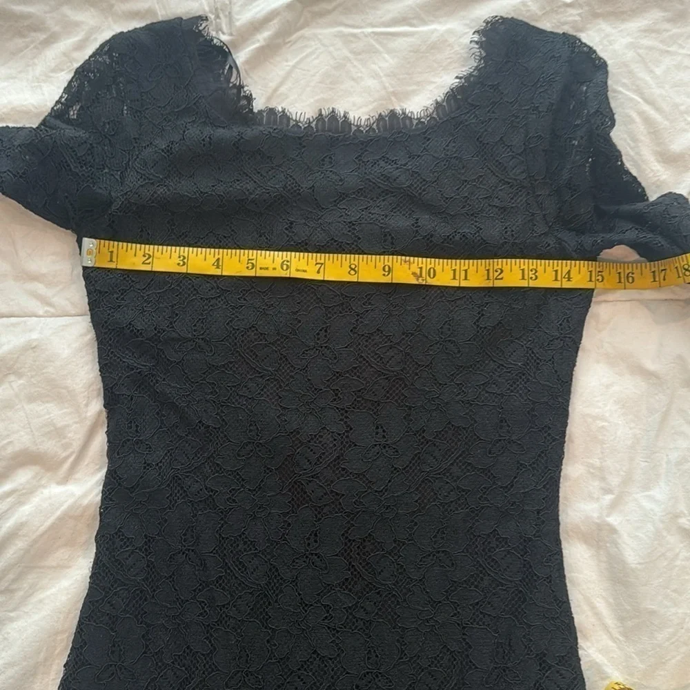 Diane Von Furstenberg black sexy classy dress